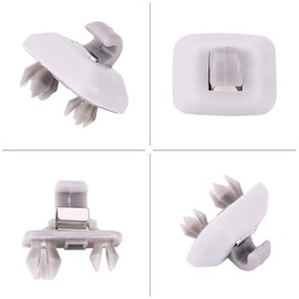 Sun Visor Hook A4, Sun Visor Hook Clip, Car Interior Sun Visor Hook Clip Holder Replacement Board Clamp OEM 8E0857562A For A1 A3 A4 S4 A5 S5 Q3 Q5 Tt Silver