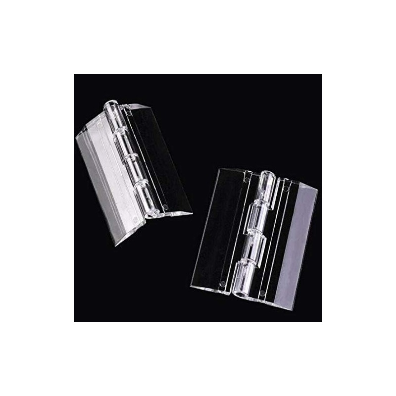 SUPERTOOL 10 Pack Door Hinge Clear Large Size 45x35mm Durable