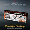 HORUSDY 4-Pack Telescoping Magnetic Pickup Tool - Extendable Magnetic Pick
