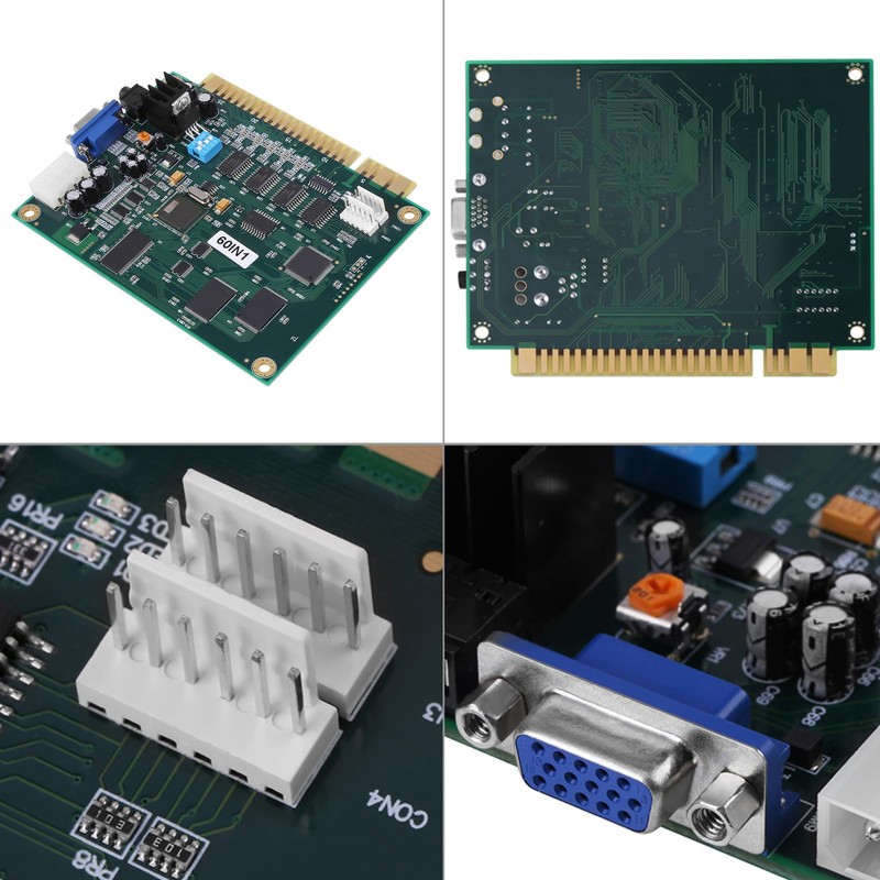 Jeanoko Jamma 60 In1 Multicade Board Cga Vga Output for
