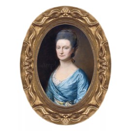 Unbranded 1700's Lady Miniature Dollhouse Art Picture 8491