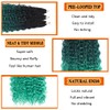 Bohemian Boho Box Braids Chrochet Hair With Curly Ends Synthetic