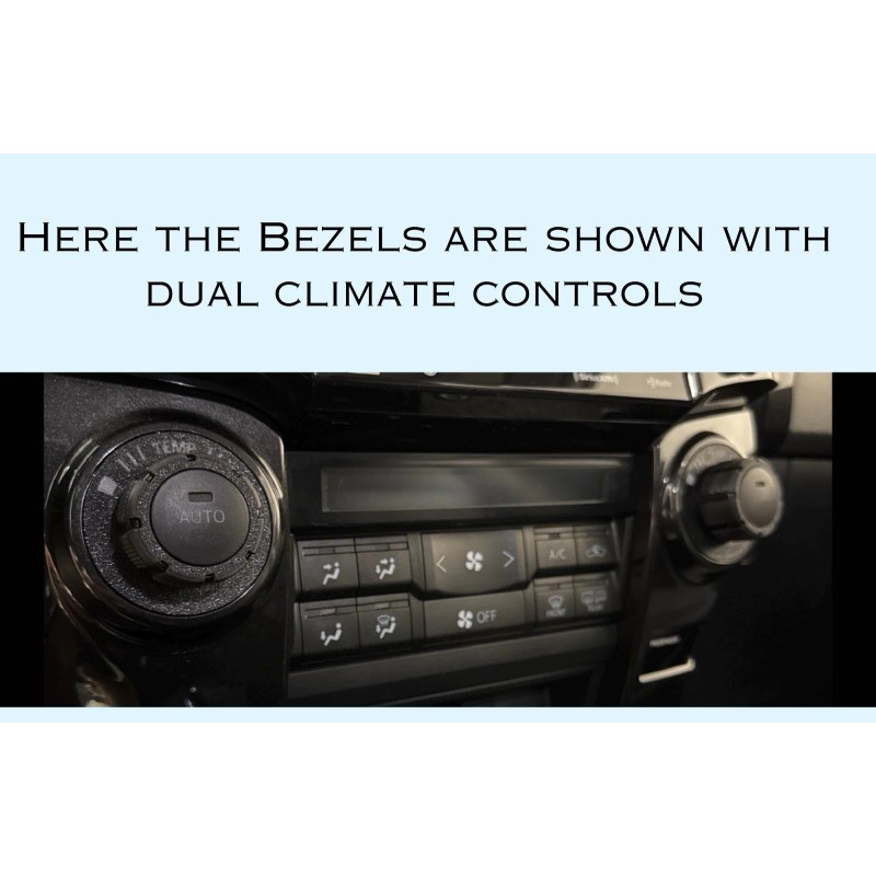5th Gen Runner Dual Climate Control Bezels 5th Gen Toyota