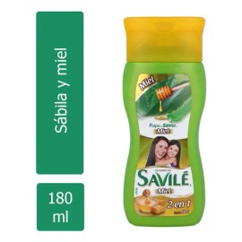 Shampoo Savilé Pulpa de Sábila y Miel 180ml
