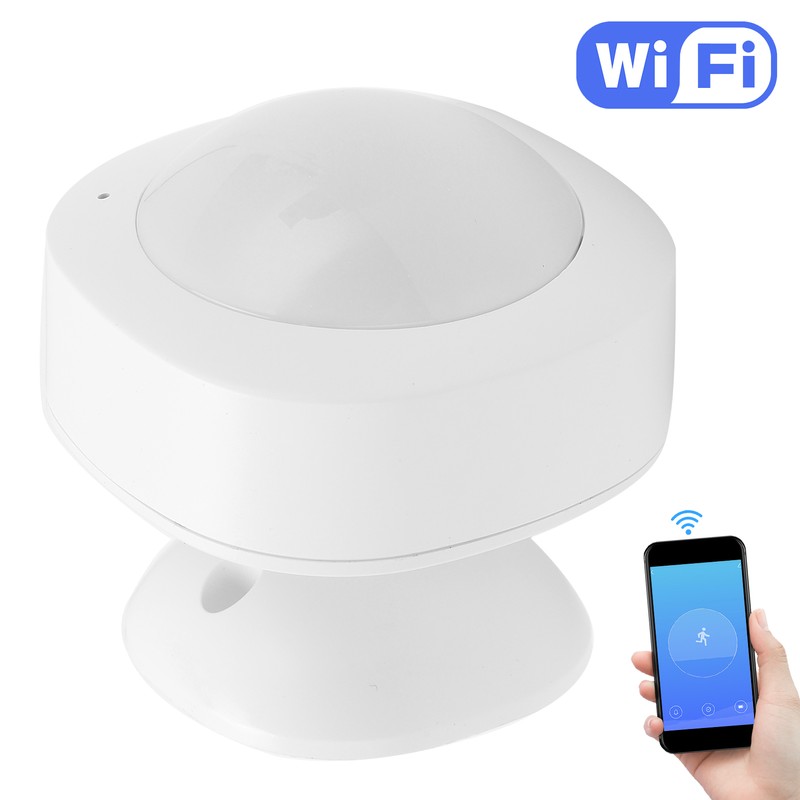 Intelligent WIFI Human Body Motion Sensor 120° Remote Control USB