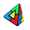 Oostifun Pyraminx Duo Irregular Pyraminx Cube Pyramid Triangle Four Axis