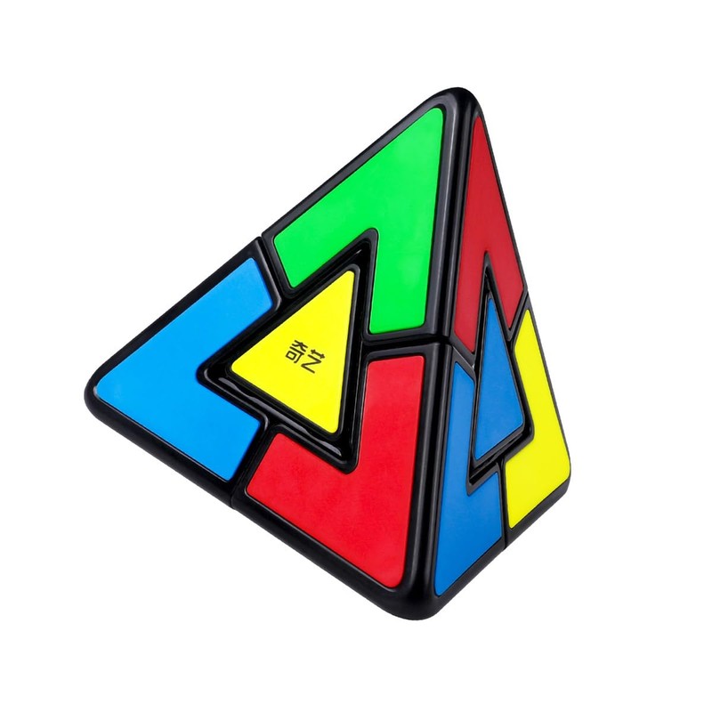 Oostifun Pyraminx Duo Irregular Pyraminx Cube Pyramid Triangle Four Axis