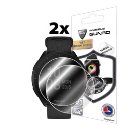 IPG for Polar Pacer - Pacer Pro GPS Running Watch Screen Protector (2 Units) Invisible Ultra HD Clear Film Anti Scratch Guard-Smooth/Self-Healing/Bubble -Free for Pacer