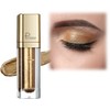 Liquid Glitter Eyeshadow, Gold Liquid Eyeshadow, Quick-Dry & Long Lasting