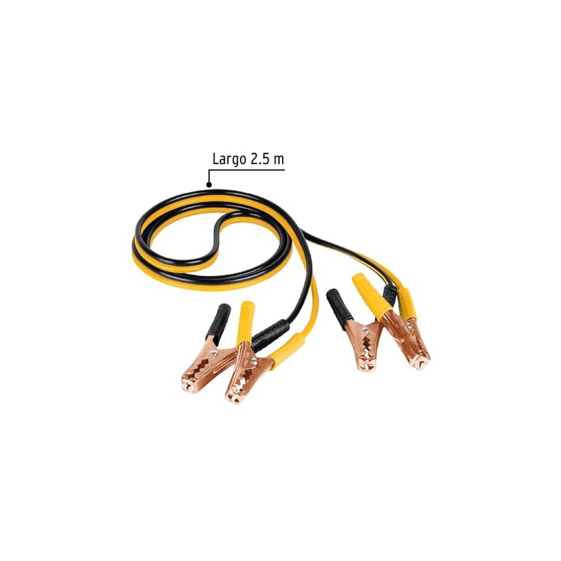 Pretul CAP-2510P, Cables pasa corriente, 2.5 m, calibre 10 AWG