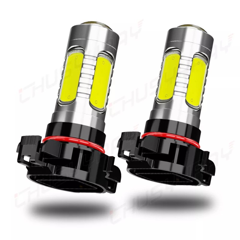 CHUSYYRAY White 15-SMD High Power LED Daytime Running Light Bulbs