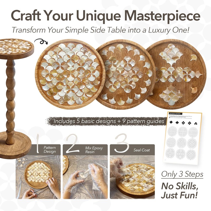 GooCare Auraeve All-in-One Craft Resin Table Kit for Adult -