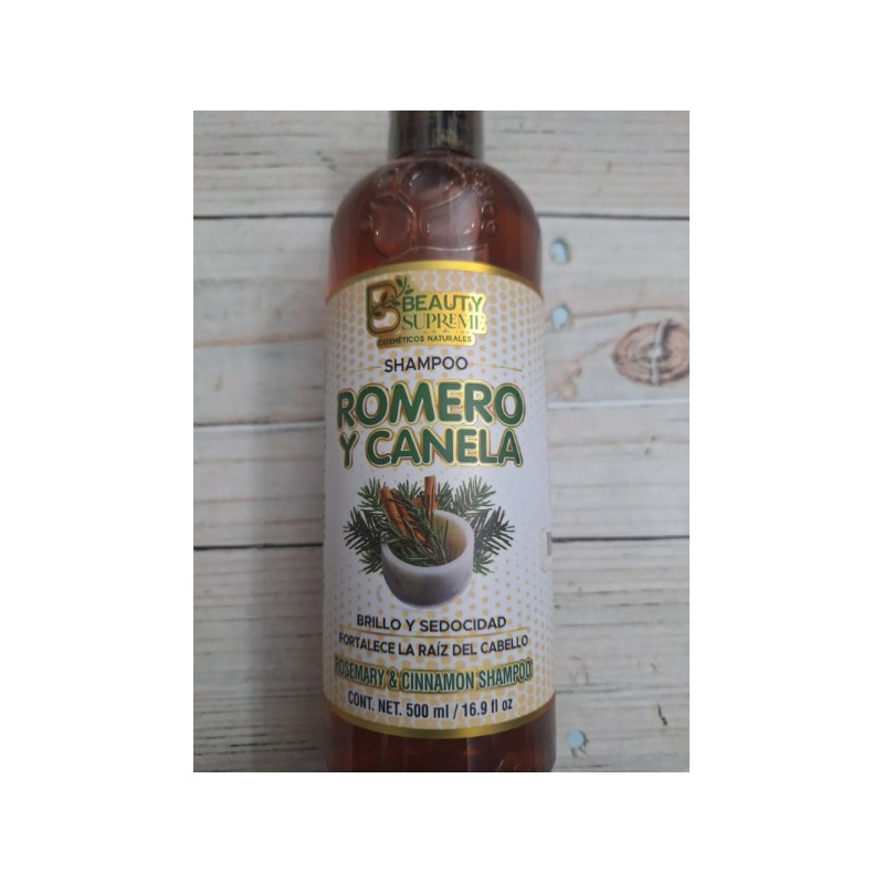 Shampoo de Romero y Canela 16.9oz Rosemary & Cinnamon