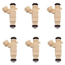 TRQ Fuel Injector Set Compatible with 2007-2009 Hyundai Santa Fe 2006-2010 Kia Optima 2007-2010 Rondo