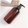 CAXUSD Travel-Ready 250ml Shampoo Press Bottles Reusable Lotion Containers for