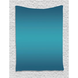 Ombre Tapestry por ambesonne, diseño de cala Aquatic Ombre de playa tropical sala de Impreso Digital decoraciones Arte impresión, para colgar en la pared para el recámara salón recámara, color turquesa, Multi 7, 1