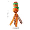 KONG Christmas Holiday Wubba Gingerbread Dog Toy – Interactive Tug