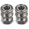 Stainless Steel 1/4' Quick Connect Female NPT Fittings Car Cleaning