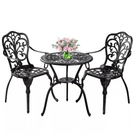 Withniture Patio Bistro Set 3 Piece Outdoor,Patio Furniture Set for Fornt Proch