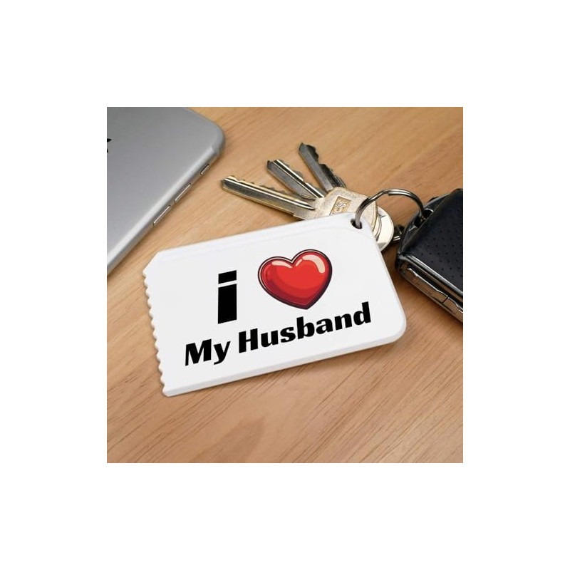 Azeeda 'I Love My Husband' Plastic Ice Scraper (IC00041515)