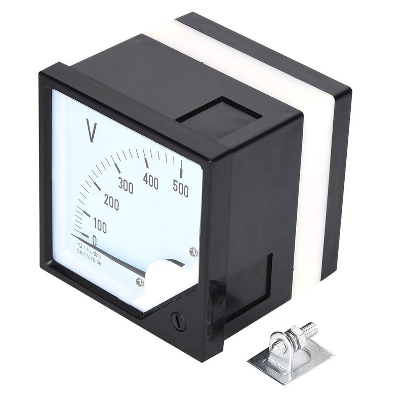 AC 0-500V Measuring Range Square Panel Voltage Meter Voltage Tester