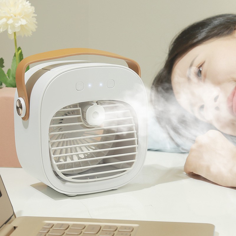 Portable Air Conditioner USB Rechargeable 3 Speeds Personal Evaporative Air