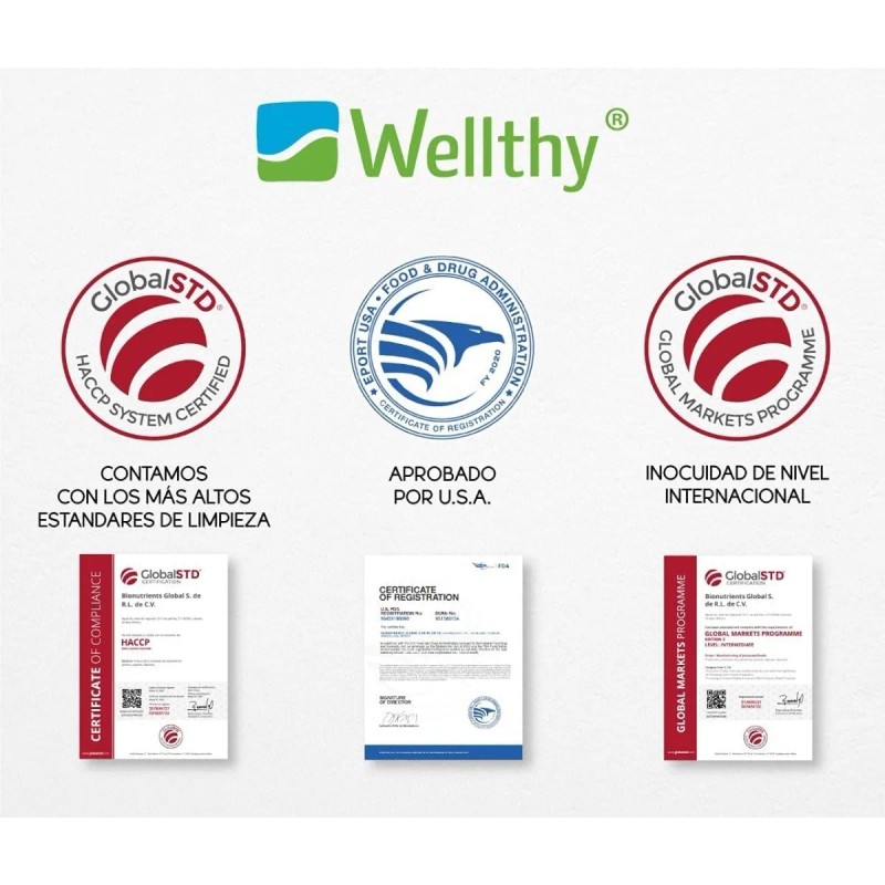 Wellthy Uc-ii Con Glucosamina Y Magnesio Marino 30caps Sabor Neutro