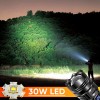 Garberiel 1000000LMS Powerful Rechargeable LED Flashlight Tactical 30W Zoom Torch