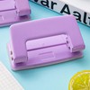 2-Hole Punch, 6 mm, Portable Binder Punch, Office Supplies for