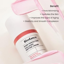 BIODANCE Pore Perfecting Collagen Peptide Cream, Hydrating, Plumping, Pore Care, Firming Facial Moisturizer, Korean Skin Care | 1.69 fl. oz.