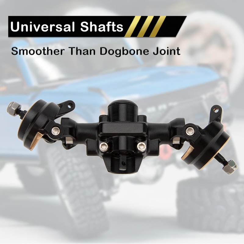MEUS RACING SCX30 Axles with Universal Axle Shafts for Axial