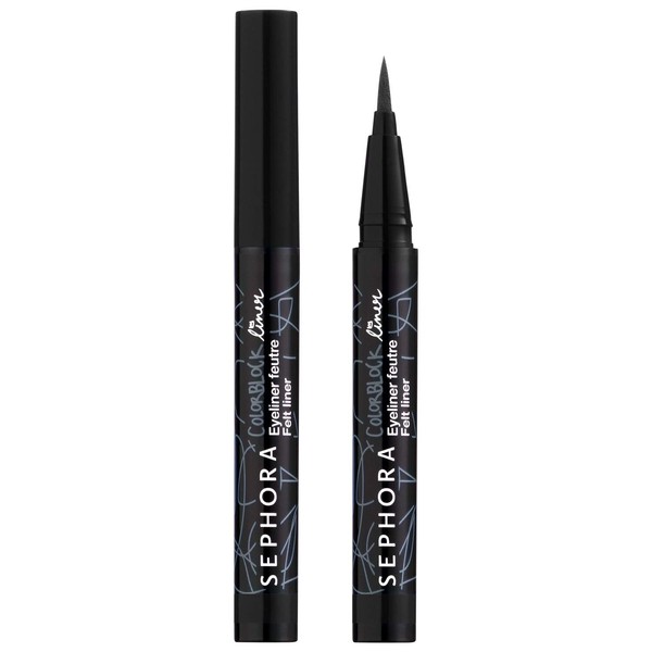 SEPHORA Mini Colorblock Felt Liner DARK SIDE