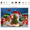 Wollmix Christmas Whoville Decorations Photo Backdrop for Photography Winter Xmas
