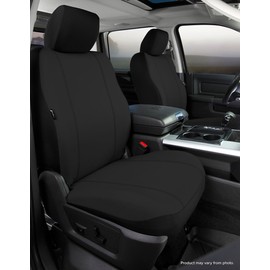 FIA SP83-2 BLACK Universal Fit Car Bucket Seat Cover (Black)