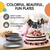 Exquisite Silver Plastic Plates For Party 7" Silver Disposable Plates