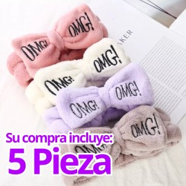 Universo en Linea Paquete 5 Bandas Sujetadoras Suaves Para Cabello Omg