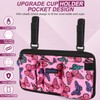 Wheelchair Side Bag, Wheel Chair Armrest Pouch Accessories with Cup