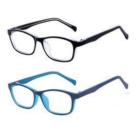 Outray 2 Pack Computer Glasses Blue Light Blocking for Kids Teens Children Gaming Eyewear Reduce Eyestrain Glasses Set4