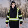JORESTECH Parka Jacket style Hi Vis with contrast reflective tape