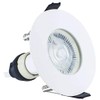 Integral Evofire 70mm cutout Fire Rated Downlight White Round +GU10