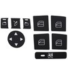 Priprilod Door Steering AC Window Repair Button Kit Decal Stickers