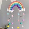 ORFOFE Hanging Rainbow Cloud Raindrops Decor for Bedroom Wall Pendant
