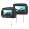 Adjustable Black Headrest Display 7-Inch Universal Control Headrest Video Player