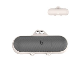Compatible with Beats Pill(2024 Release) Bluetooth Speaker,Premium Silicone Shockproof Protection Skin Touch Charging Port Accessible,White.
