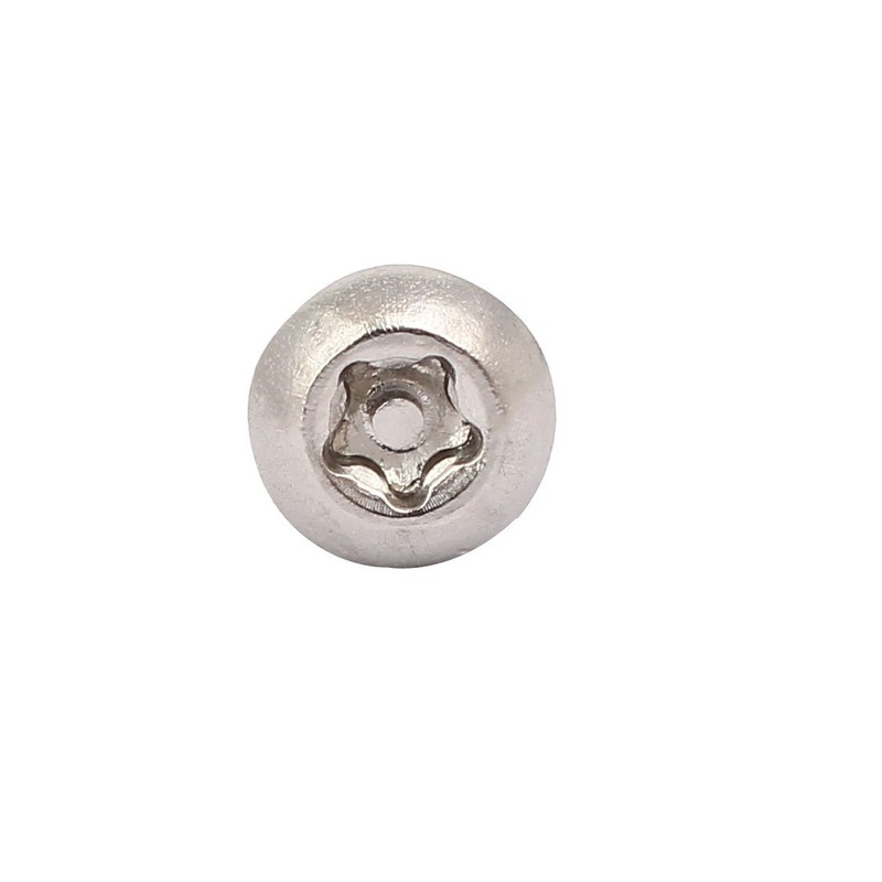 Sourcingmap M6x20mm 304 Stainless Steel Button Head Torx Five-Lobe Tamper