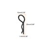 sourcing map 20pcs 30-Degree Angle RC Body Clips Bent Springy