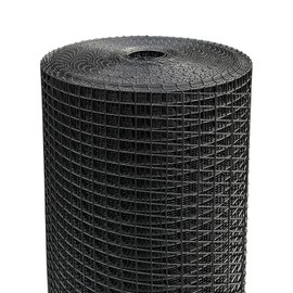 Black Hardware Cloth 1/2 inch 48'' x 50' 19 Gauge, Chicken Wire Fence Roll, Chicken Wire Mesh, Garden Fencing, Wire Fencing, Hardware Mesh, Cage Wire, Vinyl Fencing, Tree Fence