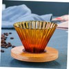 SHINEOFI 1 Set Coffee Dripper Durable High Borosilicate Funnel with