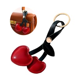 Lamdo Cherry Bag Charm,Cute Cherry Charm for Purse Charms Keychain Handbags Bag Accessories Gifts for Women Christmas Valentine Bag Gifts For Women