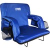 BRAWNTIDE Stadium Seat with Back Support - Thick Comfy Cushion,